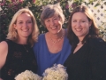 August 30, 2002. Wendy, the happy bride (me), and Heather after I became Mrs. Noel Quinn.