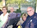 We loved traveling with the Bovards and the Kilgores. Here Joan and Ken Bovard (left) and Gary and Yvette Kilgore on our way to Denali National Park in Alaska.